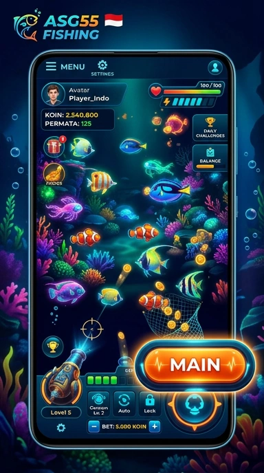 Screenshot tampilan antarmuka pengguna di asg55.